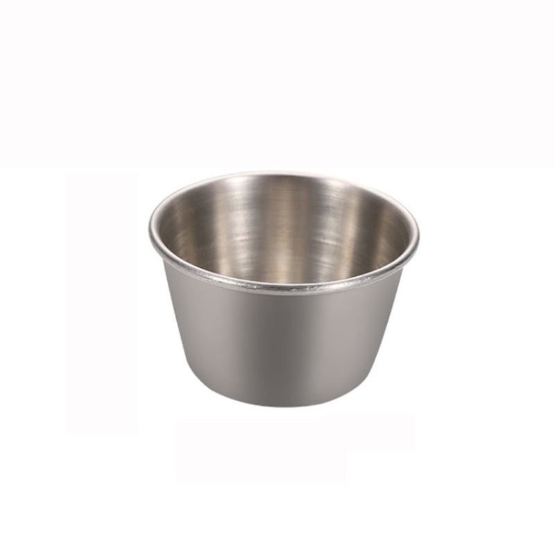 5 PCS Stainless Steel Tortilla Salad Tomato Sauce Cup, Specification 201 Medium