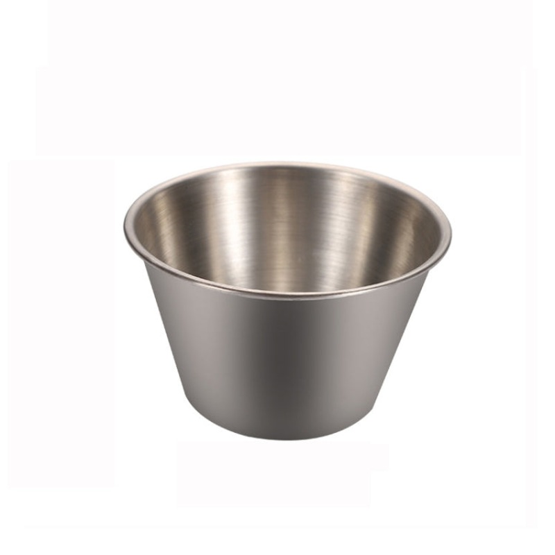 5 PCS Stainless Steel Tortilla Salad Tomato Sauce Cup, Specification 304 Large