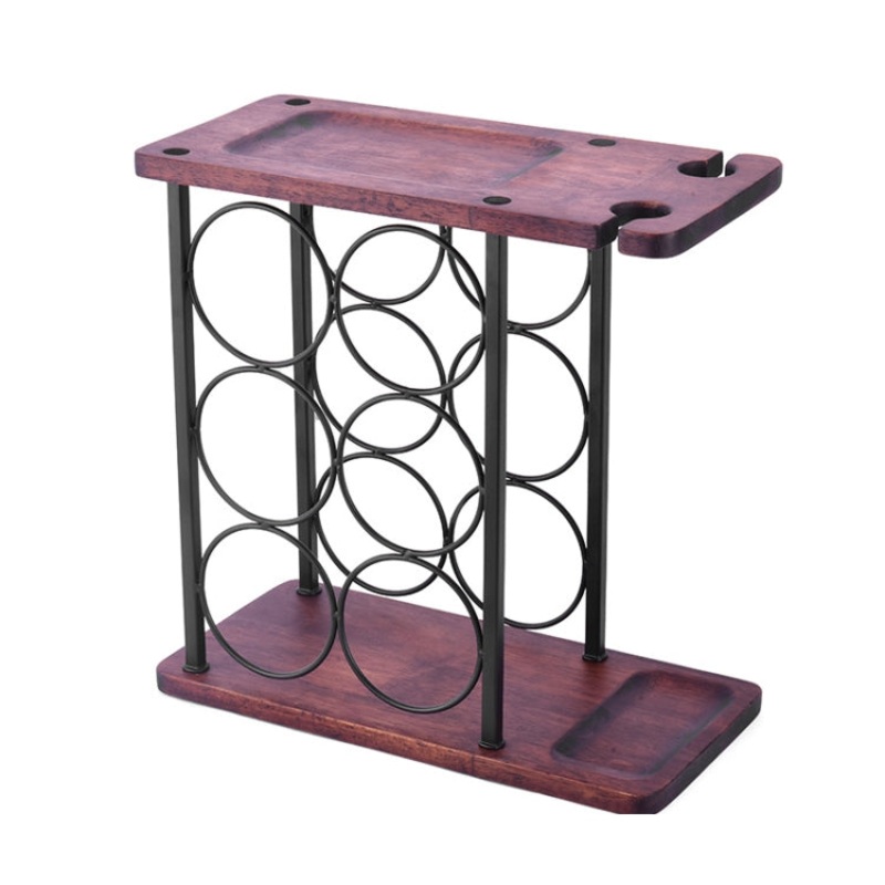 Red Wine Rack Home Restaurant Wine Cabinet Decoration Ornaments, Style: Hanging Cup(Retro Copper)