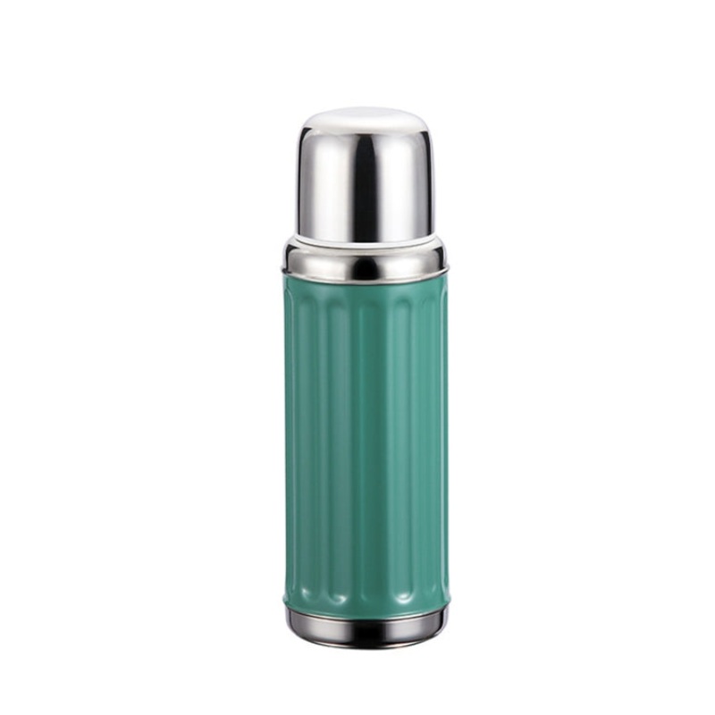 Retro Stainless Steel Vacuum Flask Large Capacity Portable Water Cup, Capacity: 350ml