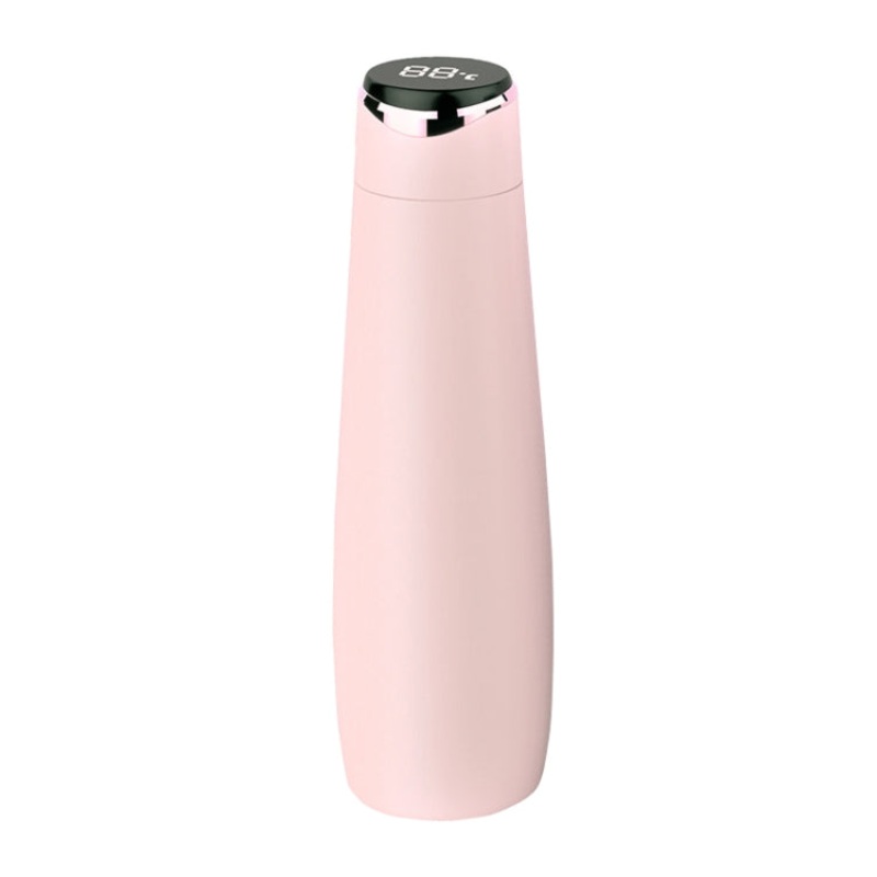 Smart Thermos Cup 304 Stainless Steel Temperature Sensitive Touch Display Temperature Smart Cup, Capacity: 350ml(Cherry Powder)