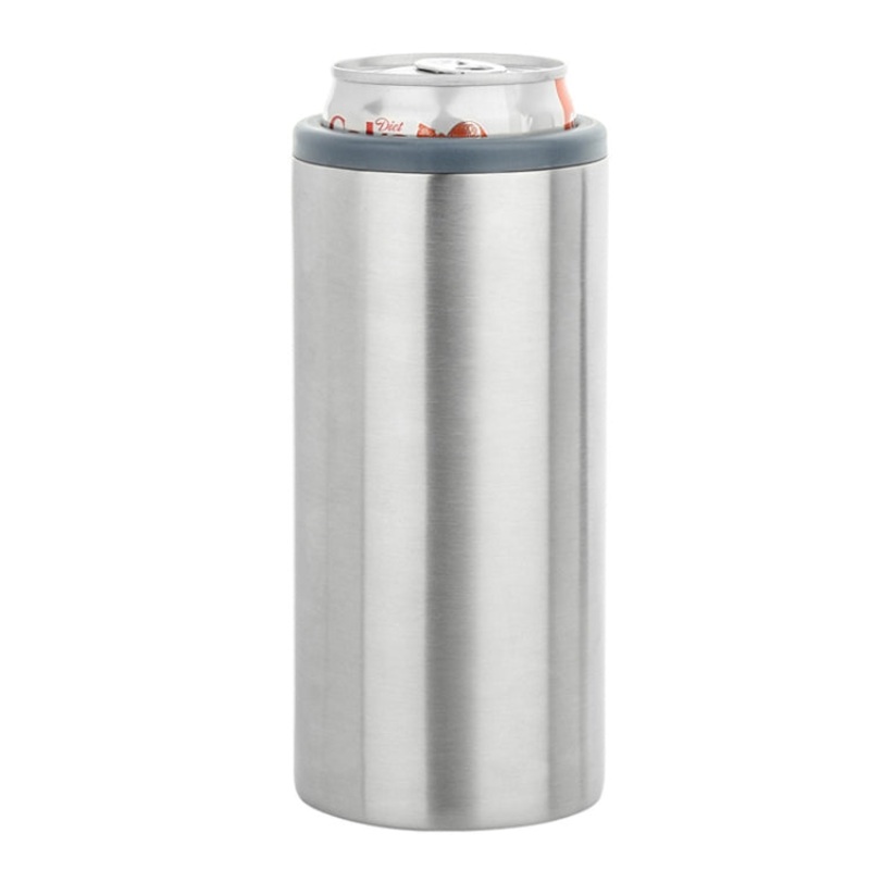 12oz Coca Cold Cans 304 Stainless Steel Double Layer Vacuum Beer Cold Cup, Color: Primary Color