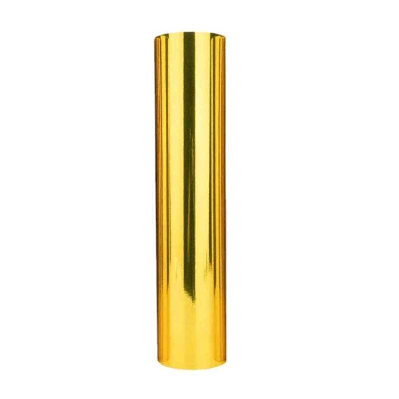 30cm x 150cm Glossy Metal Self Adhesive Vinyl Film DIY Cup Sticker Car Sticker, Color: Gold