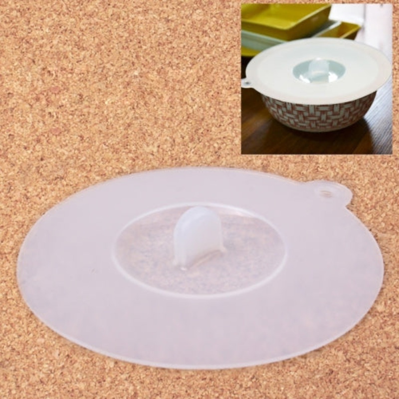 Creative Silicone Airtight Cup Lid / Bowl Cover (Diameter: 10cm)(White)