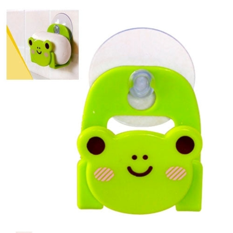 Fashion Carton Dish Cloth Sponge Holder with Suction Cup (Random Delivery)