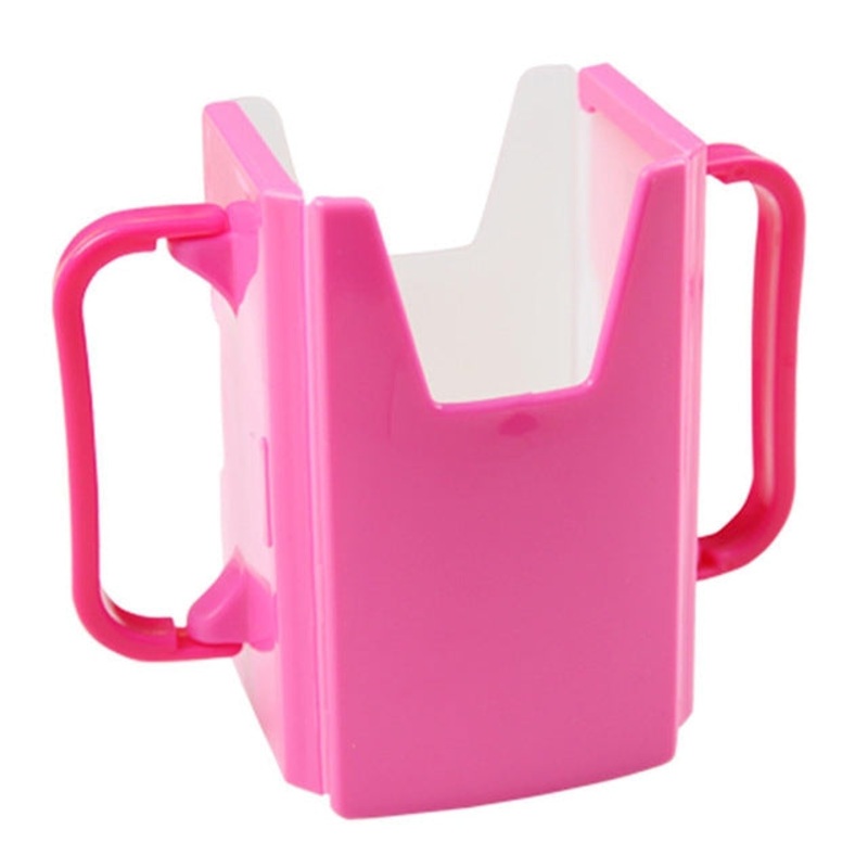 10 PCS Handle Boxed Anti-sprinkling Drink Holder Retractable Baby Learning Cup