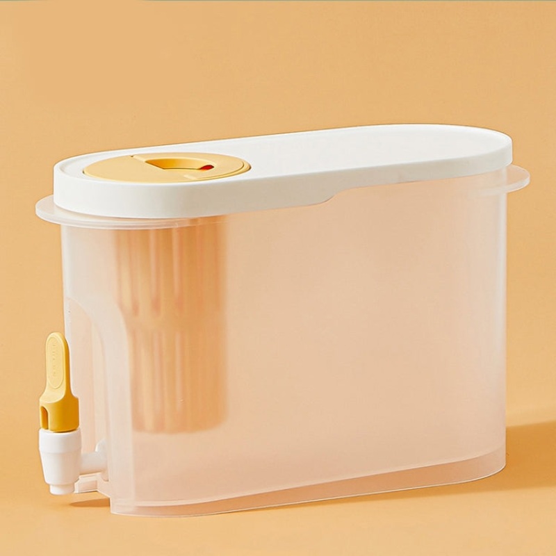 3.9L Refrigerator Cold Kettle Lemon Juice Kettle Summer Cold Water Bucket With Filter
