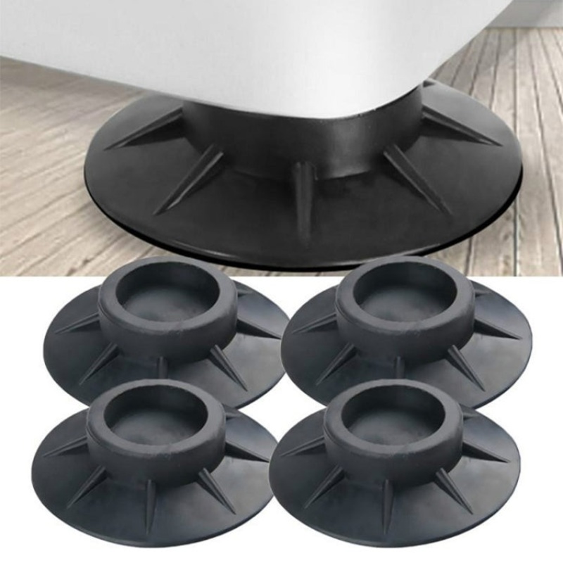 4 PCS Suction Cups Non-slip Anti-vibration Drum Washing Machine Rubber Feet Pad