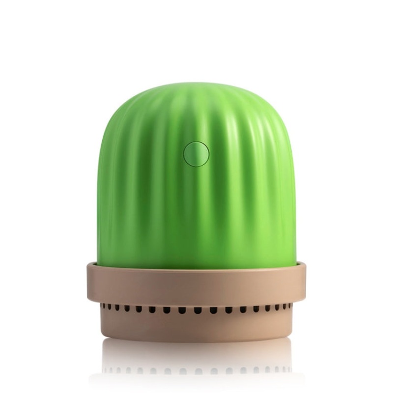 ABT-203 Home Office Desktop Aromatherapy Mini Cactus Humidifier, Colour: Green  USB Type