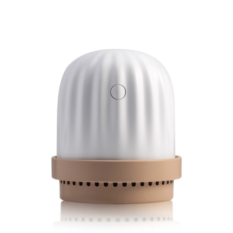 ABT-203 Home Office Desktop Aromatherapy Mini Cactus Humidifier, Colour: White USB Type