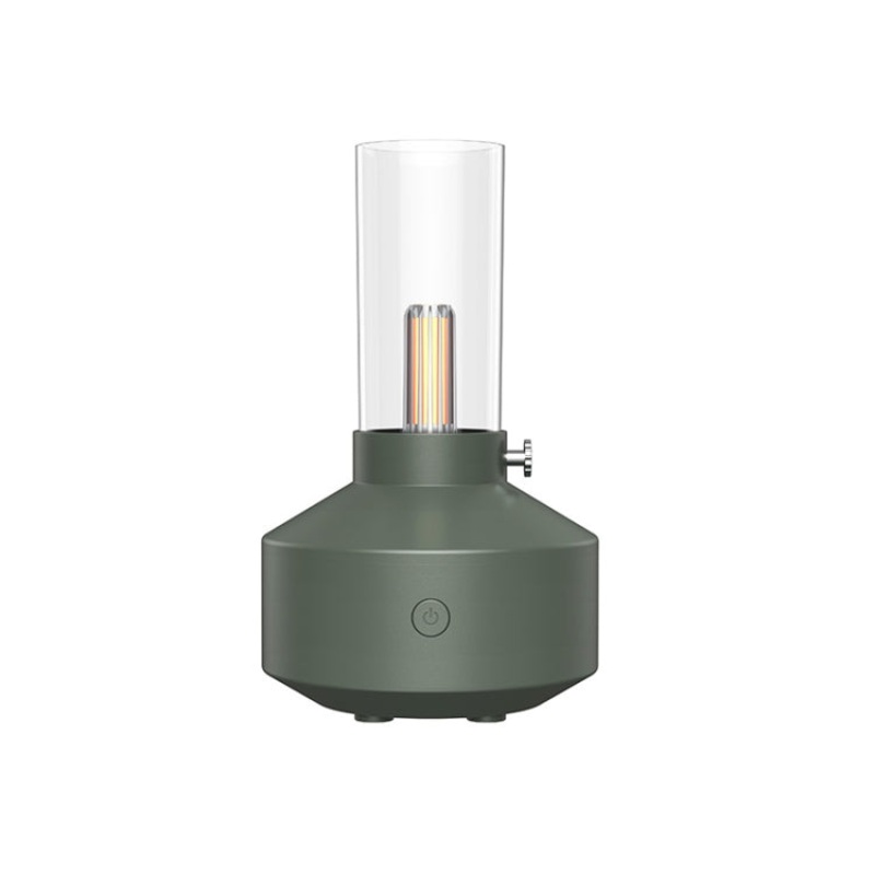 DQ708 Simulation Candle Light Aroma Diffuser USB Air Humidifier with Night Light
