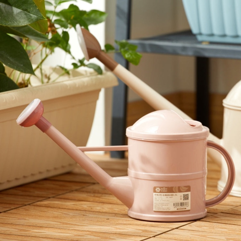 Home Gardening Watering Flowers Plastic Long Mouth Kettle