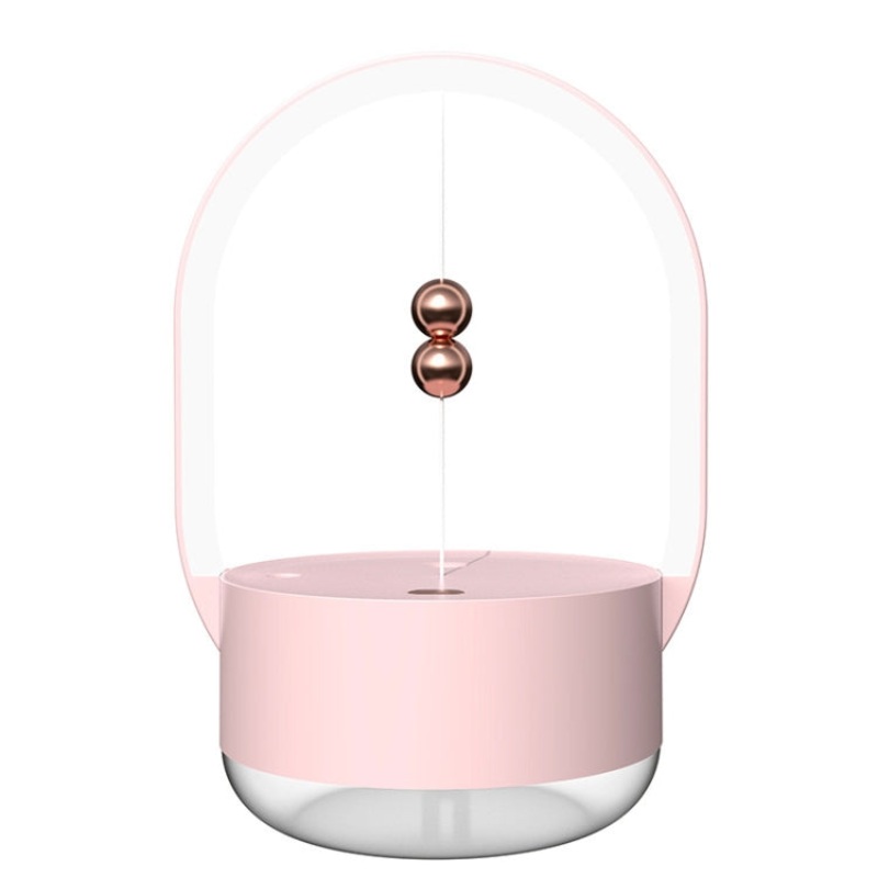 JSQ-36 Desktop Humidifier Hand-Held Night Light Hydrating Instrument(Pink)
