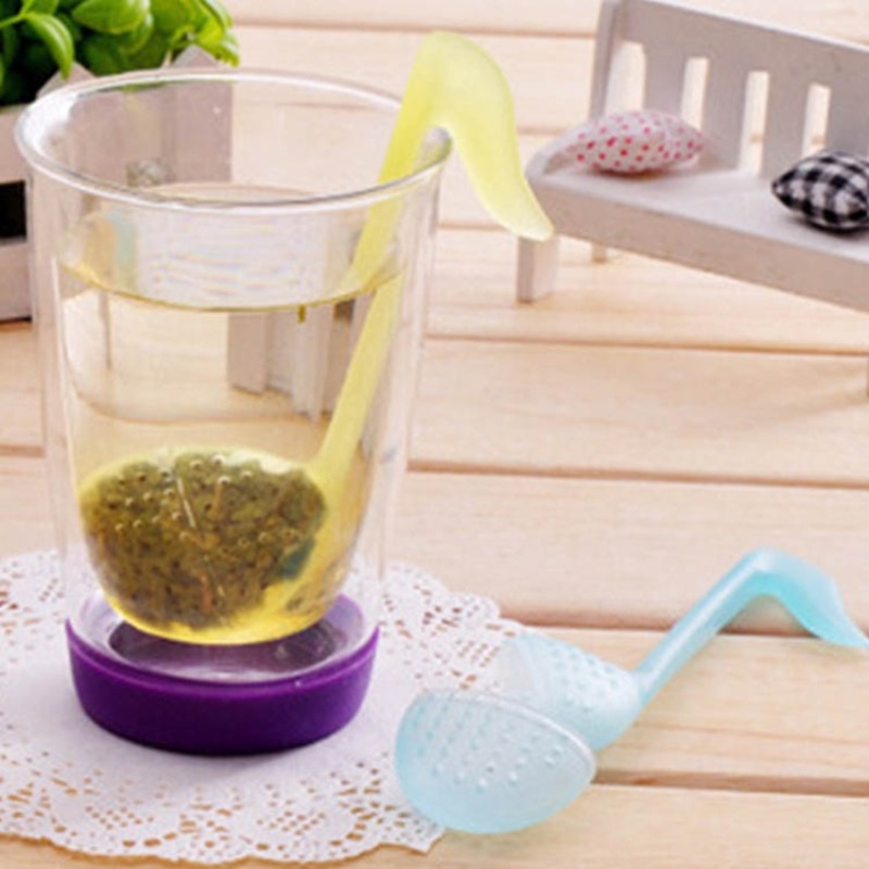 2 PCS Music Shape Tea Strainers Teaspoon Infuser FilterRandom Color
