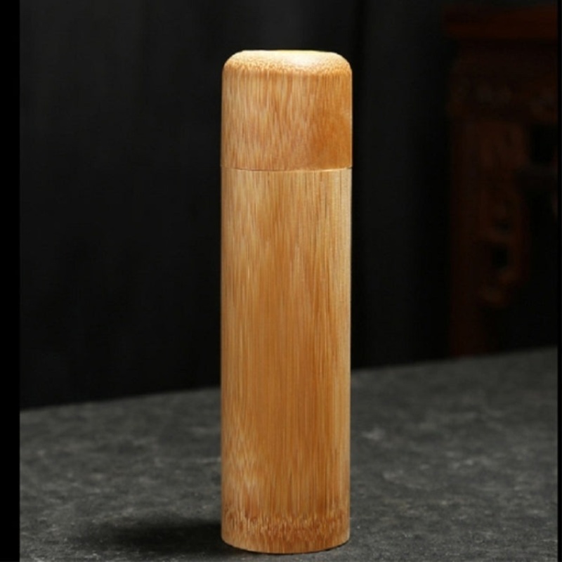 Bamboo Tea Cans Portable Tea Box Handmade Tea Tube