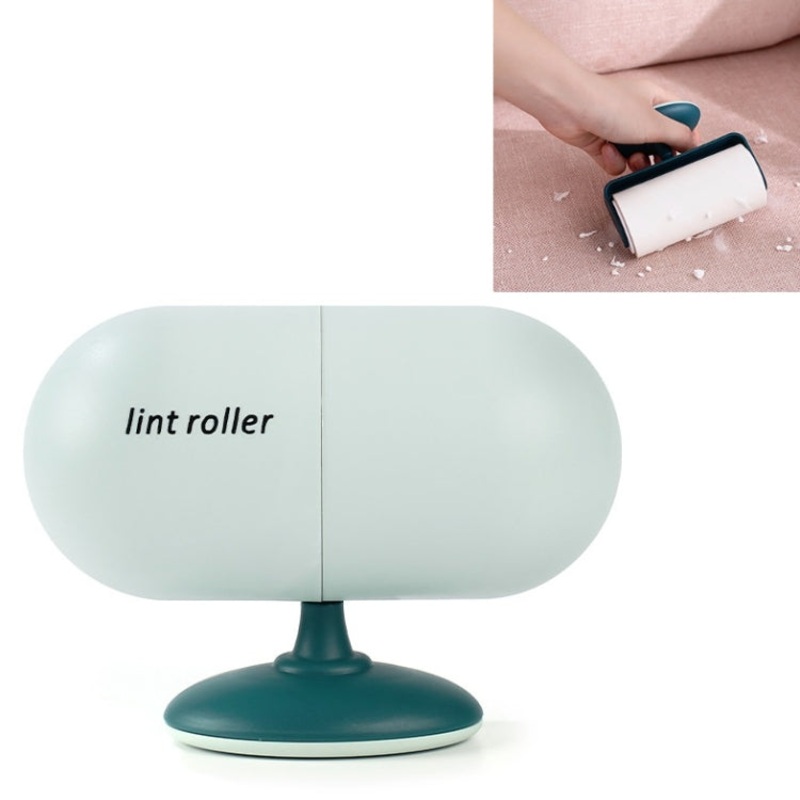 Capsule Tearable Cleaning Hair Removal Device Home Office Portable Hair Sticking Device, Specification: Sticking Device + 4 Roller
