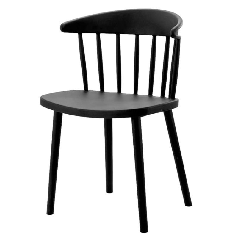 Nordic Modern Minimalist Plastic Dining Chair Creative Personality Casual Office Coffee Tea Shop Chair