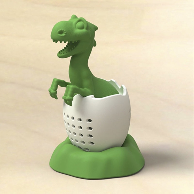 2 PCS Dinosaur Baby Silicone Tea Strainer