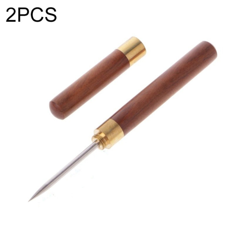 2 PCS Puer Tools Tea Cone Needle For Breaking Prying Tea Brick Professional Tool, Size:02