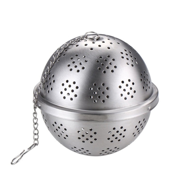 2 PCS Seasoning Ball 304 Stainless Steel Tea Spice Bag Isolation Net, Size: Small