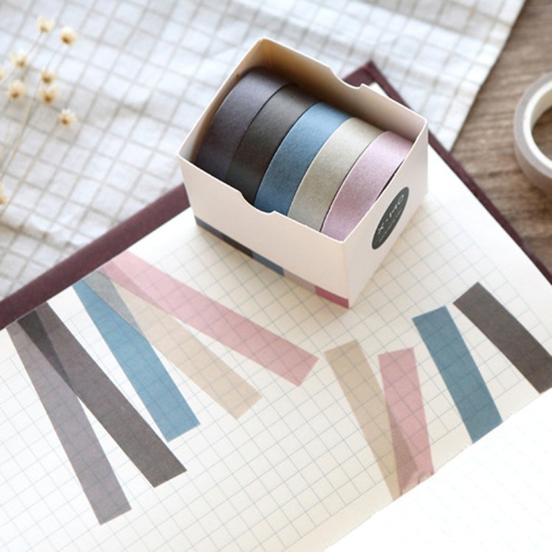3 Boxes 10mmx5m Tearable Sticker Handbook DIY Tool Decoration Style: