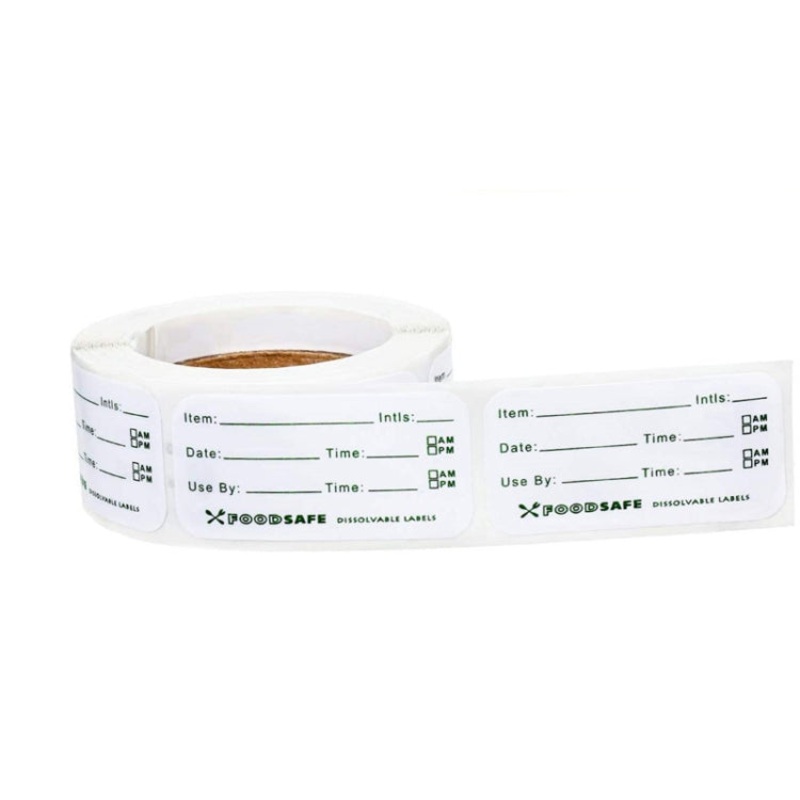5 Rolls Food Refrigerated Storage Safety Date Marking Label Tearable Sticker, Size: 7.2×2.5cm