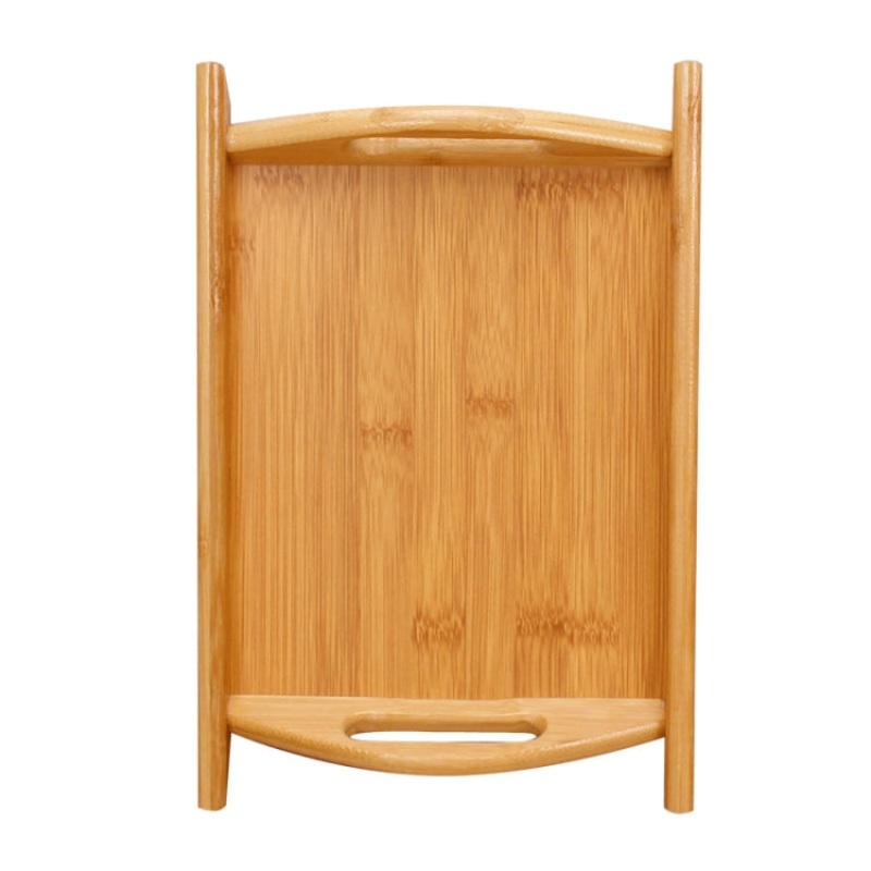 Bamboo Binaural Tea Set Tray Bread Display Tray, Size: 51×34.5cm