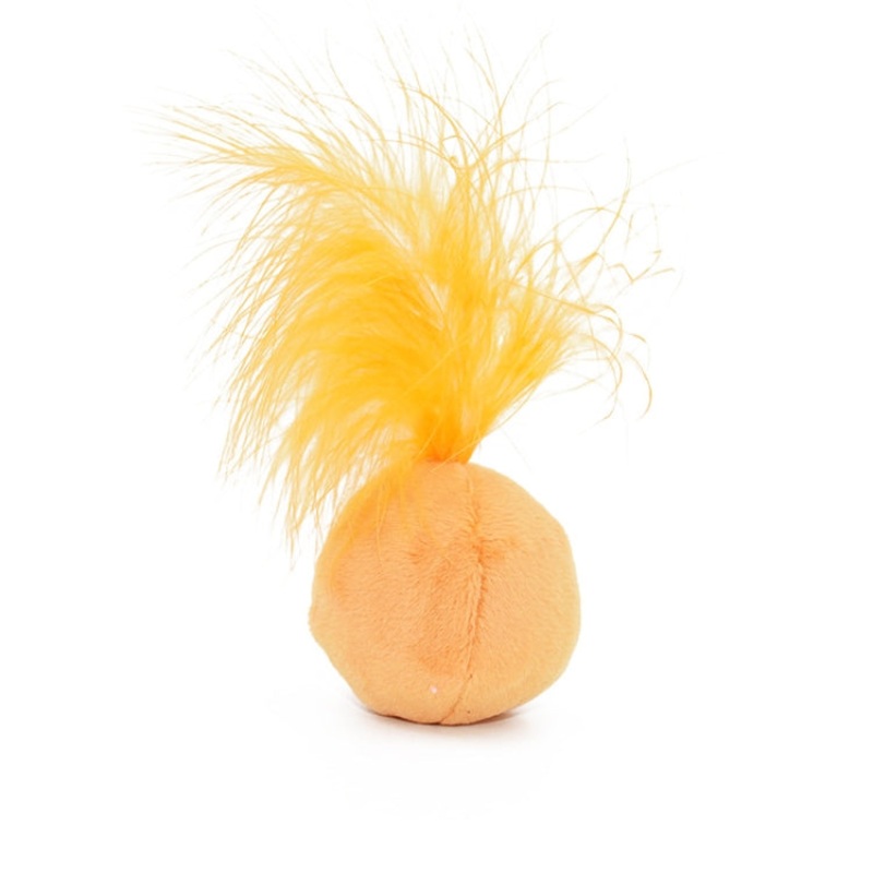 Ring Bell Feathers Tease Cats Toys Plush Pet Cat Toys