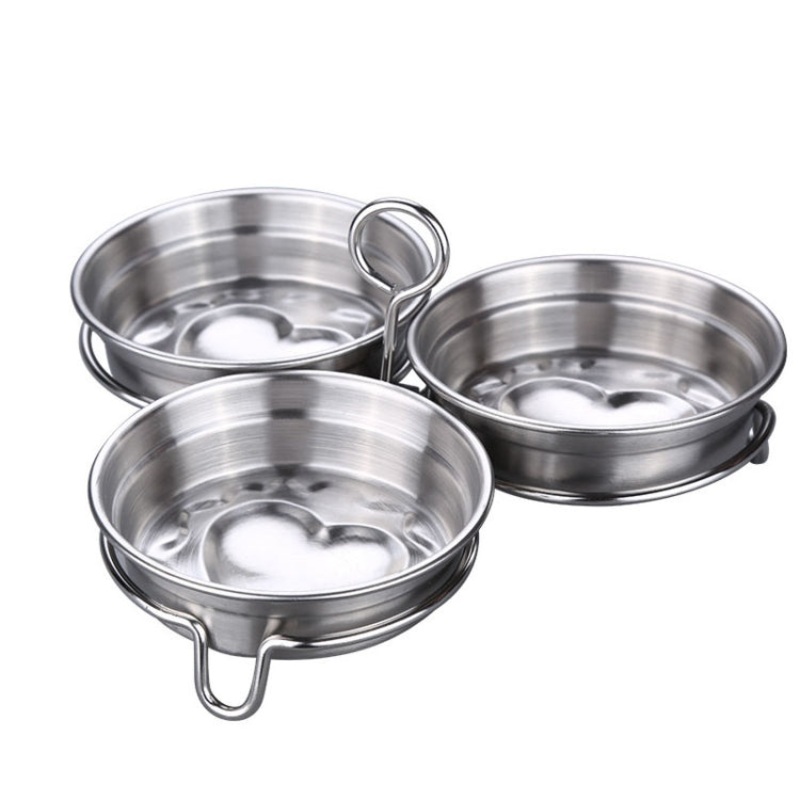 Y304 Child Breakfast Stainless Steel Egg Boiler Household Mini Multi-Function Steaming Egg Tool(No Logo)