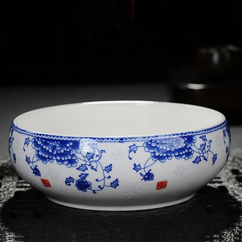 Blue and White Jade Tea Wash Ceramic Tea Wash Tea Accessories