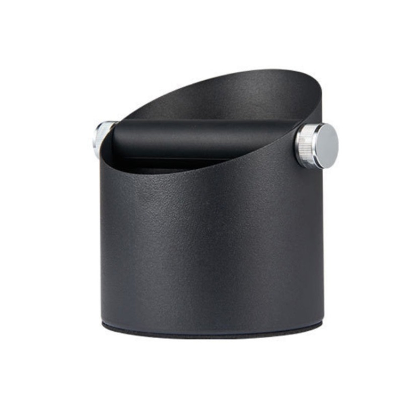 Coffee Waste Bin Milk Tea Residue Recycling Powder Box, Color: Black (45 Steel)