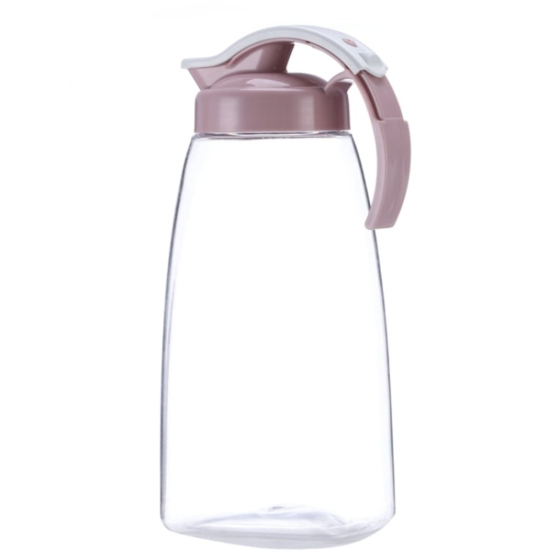 Explosion-proof Heat-resistant Cold Kettle Juice Jug Herbal Teapot, Capacity: 2.15L (Pink)