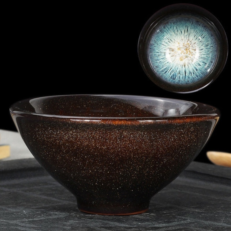 Kiln Transmutation Kongfu Bowl Ceramic Tea Cup, 05, Capacity: 120ml, Size: Large, 8.9×4.4cm