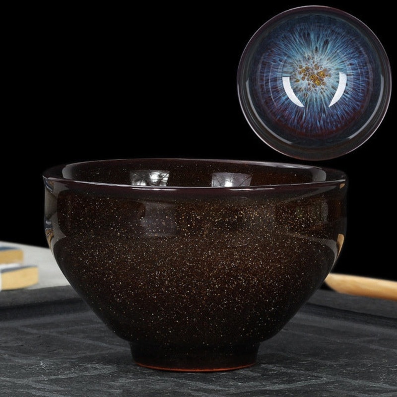 Kiln Transmutation Kongfu Bowl Ceramic Tea Cup, 06, Capacity: 160ml, Size: Large, 8.7×5.2cm