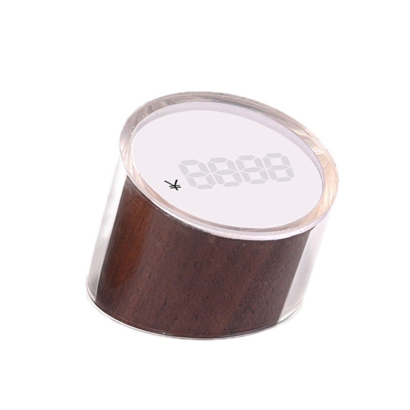 Commodity Price Display Board Tea Set Wine Label Stand, Specification: Round Walnut