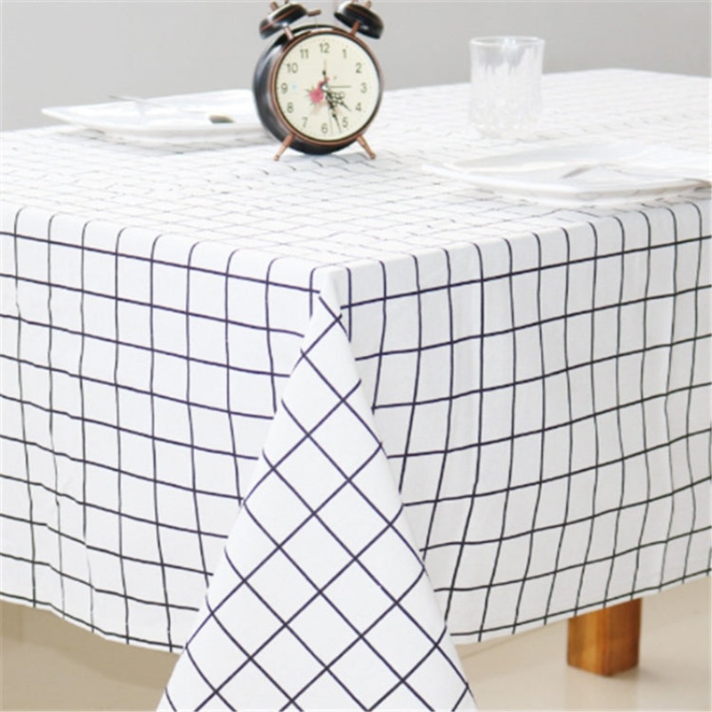 Cotton Linen Tablecloth Dust-proof Rectangular Dining Table Cloth Tea Tablet TV Mat, Size:100x160cm