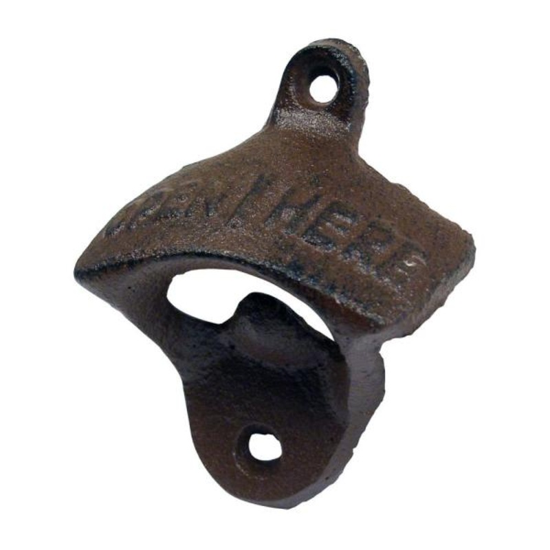 Rustic Farmhouse Wall Mounted Bottle Opener
