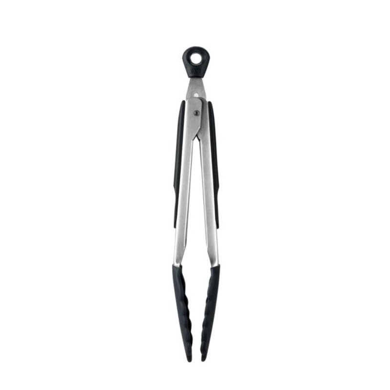 OXO Locking Tongs w/silicone head, 9”