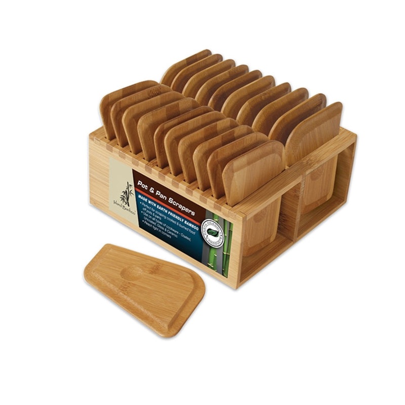 Island Bamboo Pot & Pan Scraper