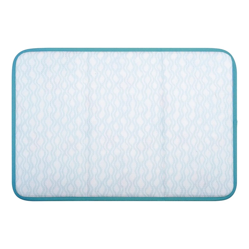 Once Again Home Co. Drying Mat – Iris & Sea Seashells Galore