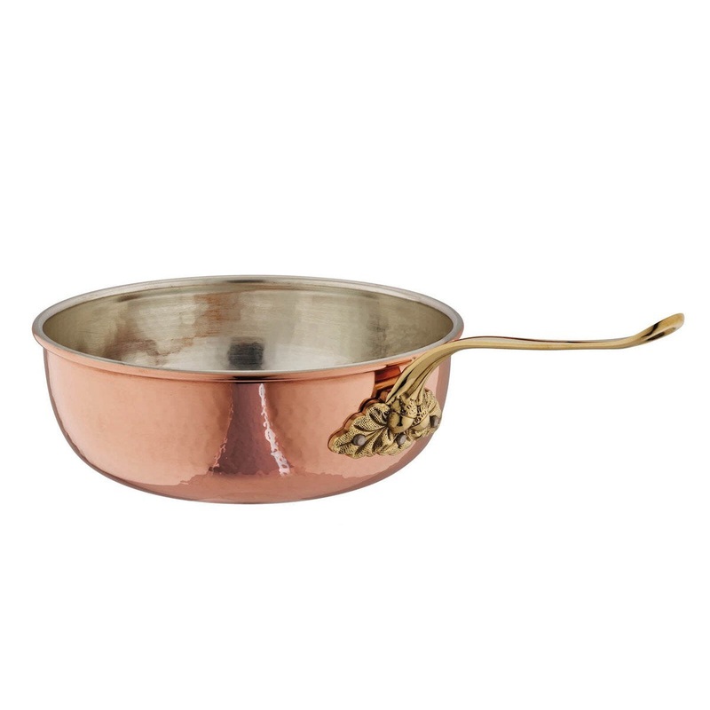 Ruffoni Historia Decor Copper Chef Pan, 3.5 qt.