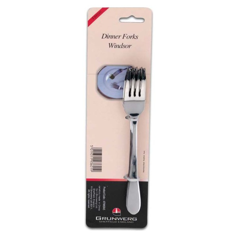Windsor 4-Piece Dinner Fork Set  Stainless Steel