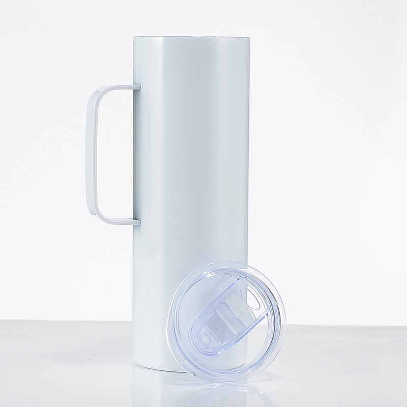 20oz Straight Insulated Cup Stainless Steel Tumbler Sublimation with Handle for Office – Sublimation Tumbler with Handle and 20 Oz Skinny Tumbler price