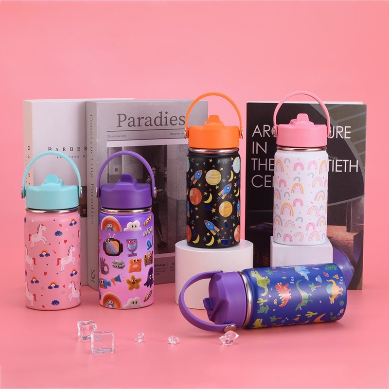 Hot Selling Childrens Stainless Steel Tumbler 3D Logo Double-Walled Insulated Sports Water Bottle BPA-Free Wide-Mouth Cup – Childrens Bottle and Vacuum Cup price