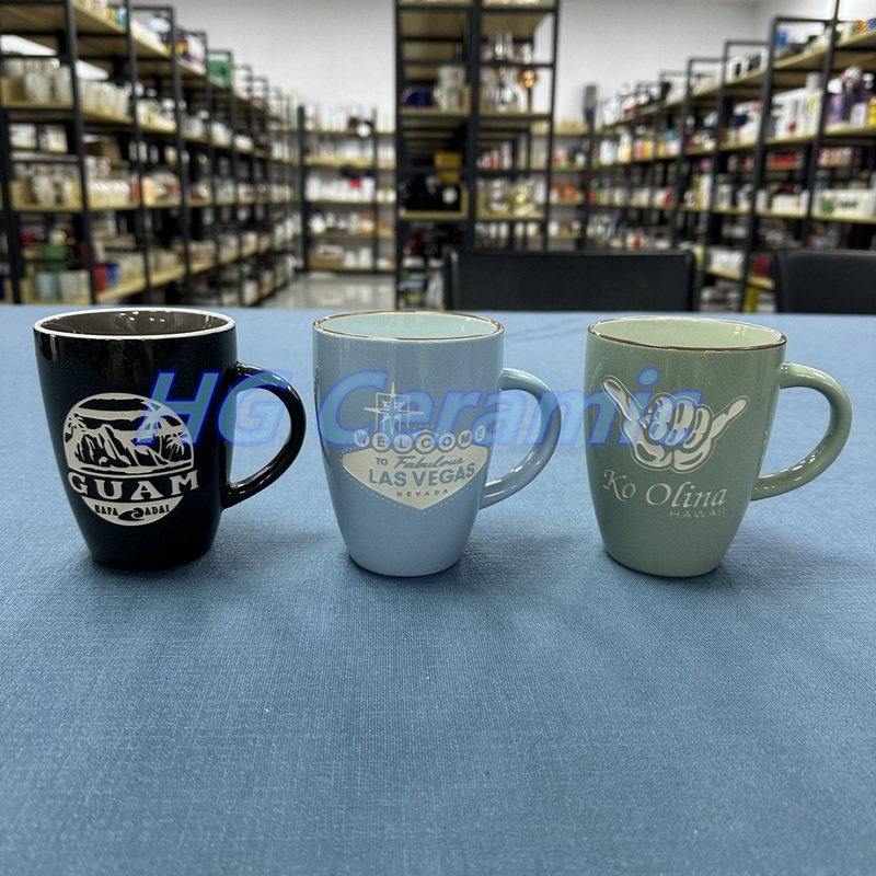 Matte Black Ceraminc Mug with Sandblasked Logo – 13oz Ceramic Mug and Matt Ceramic Mug price
