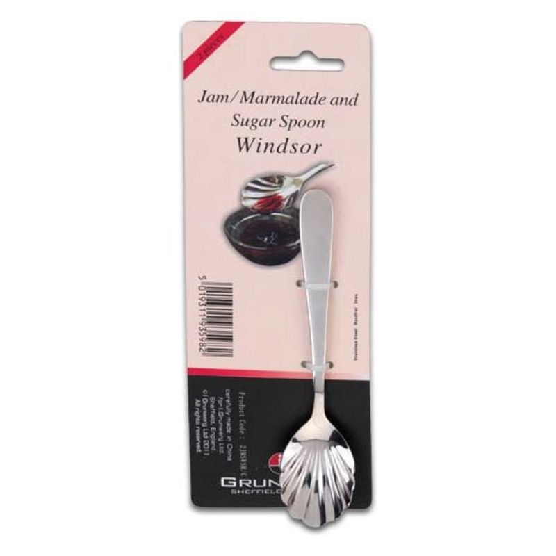 Windsor 2-Piece Jam, Marmalade & Sugar Spoons  Stainless Steel