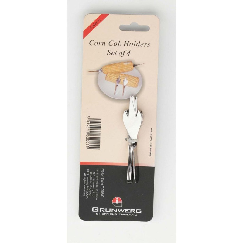 Windsor 4-Piece Corn on the Cob Holders  Stainless Steel
