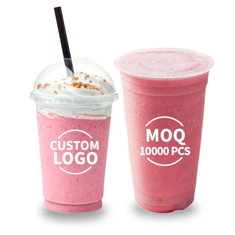 16oz Pet Cup Disposable Plastic Pet Cup with Dome Flat Lid Supplier Manufacturer Wholesale Custom – Coffee Cup and 16oz Pet Cup price
