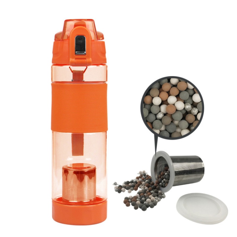 650ml 20oz Plastic Tritan Hydrogen Alkaline Ionizer Water Bottle with Filter – Tea Bottle and Plastic Bottle price