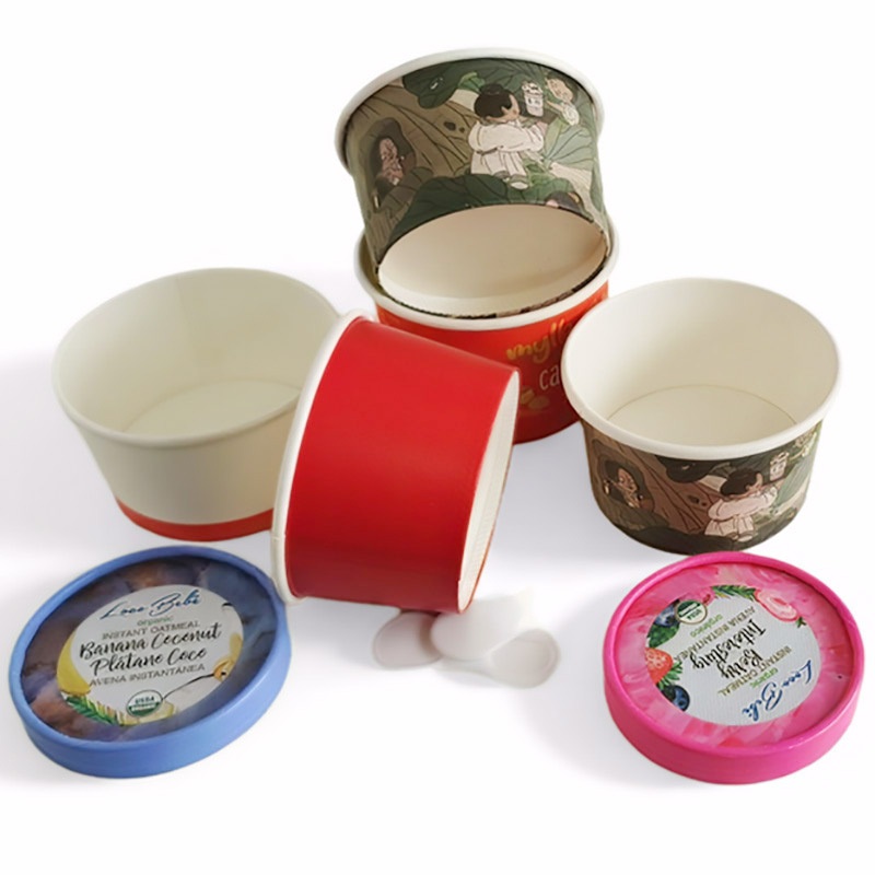 Biodegradable Customized Disposable Food Container Ice Cream Paper Cups – Paper Cup and Ice Cream Paper Cup price